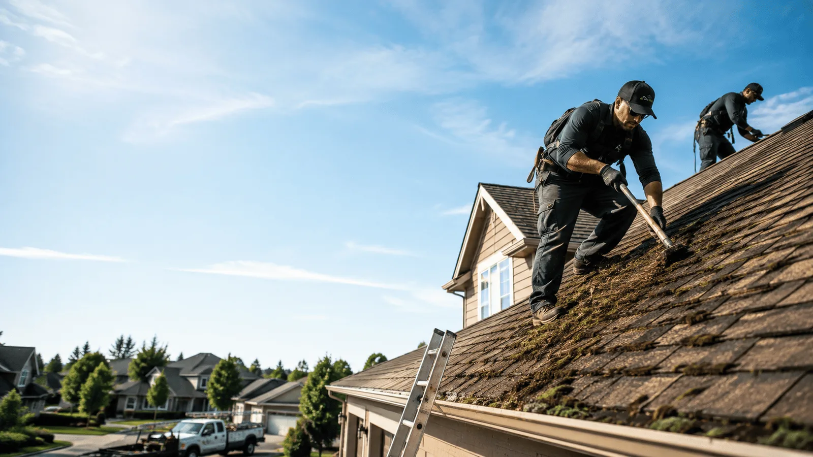 Roof Moss Removal in Deerfield, WI near me